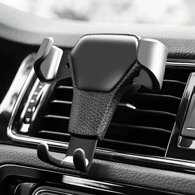 Universal Car Air Vent Phone Mount | Gravity Auto-Lock Holder for iPhone 13, Samsung, and Xiaomi