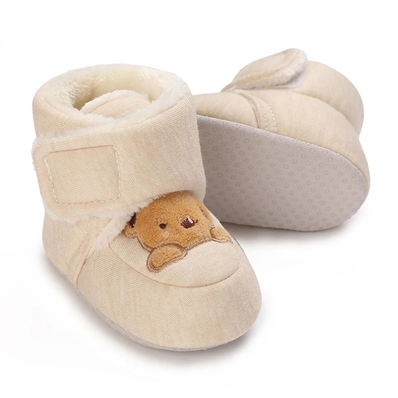 Cute Soft Cartoon Cotton Baby Toddler Shoes First Walker