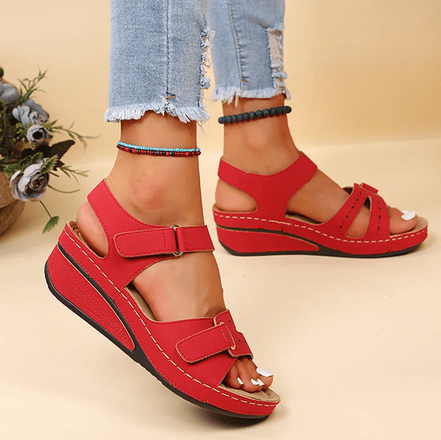 SoftStitch Women Flat Open Toe Sandals