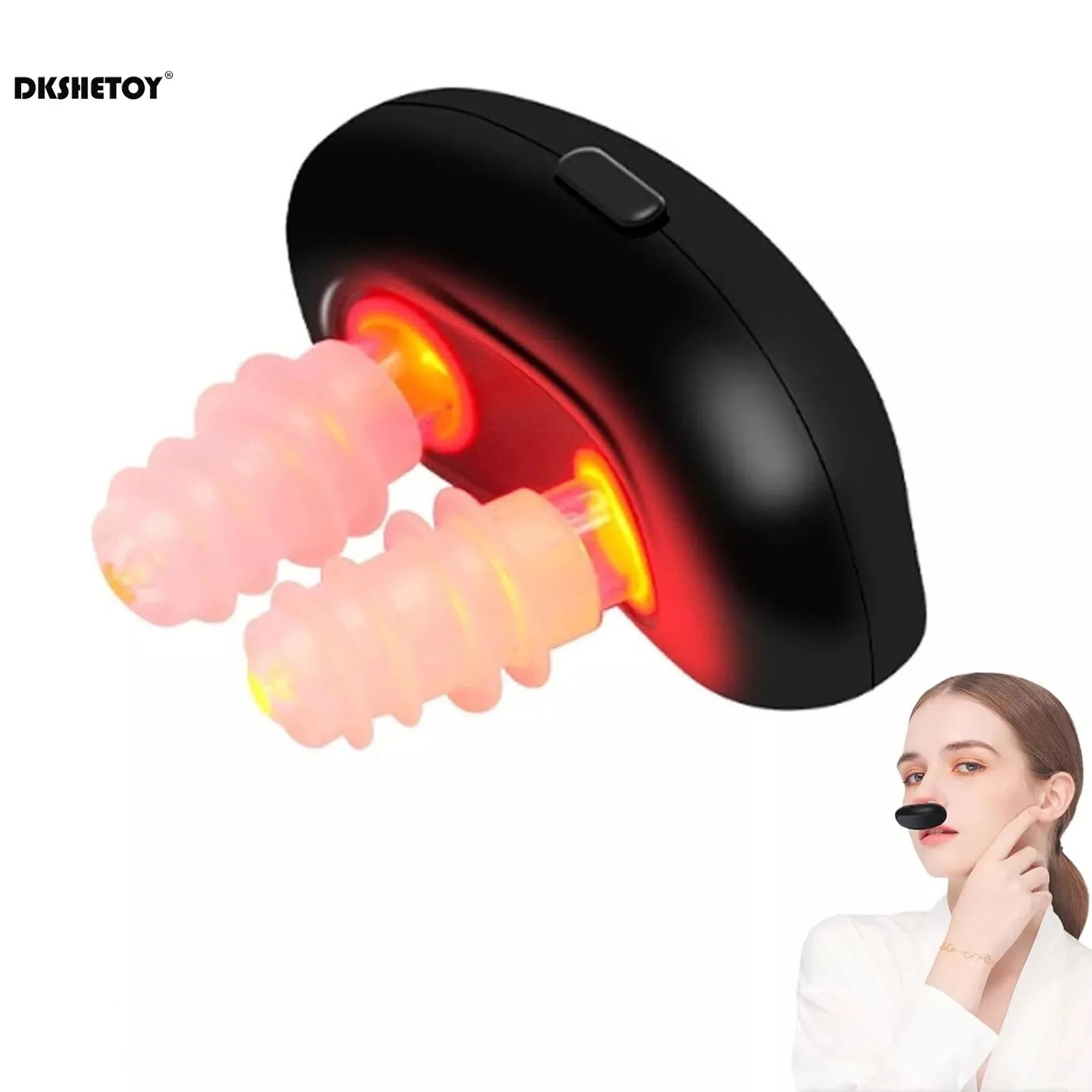 InfraGlow Smart Nasal Light Therapy Device - Targeted Red Light Nasal Therapy for Rhinitis, Congestion & Sinus Comfort