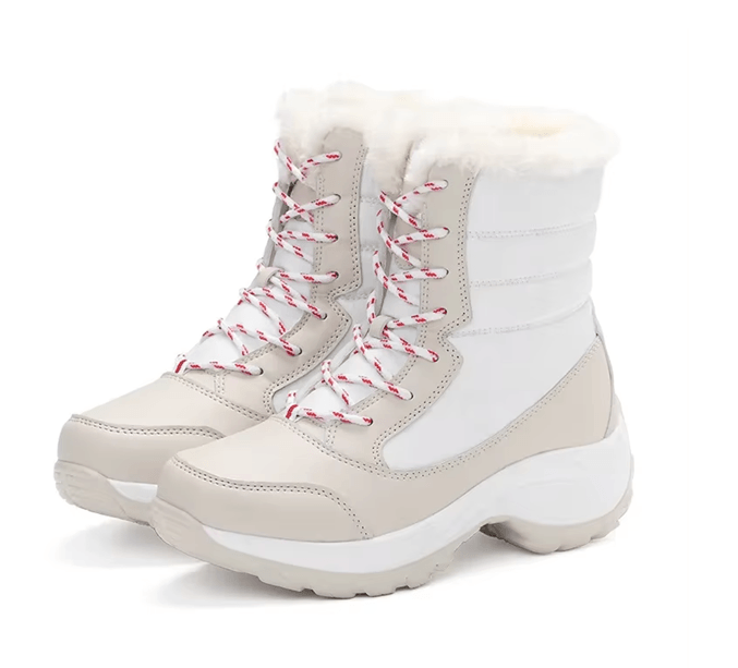 Womens Waterproof Winter Snow Boots with Fur Lining