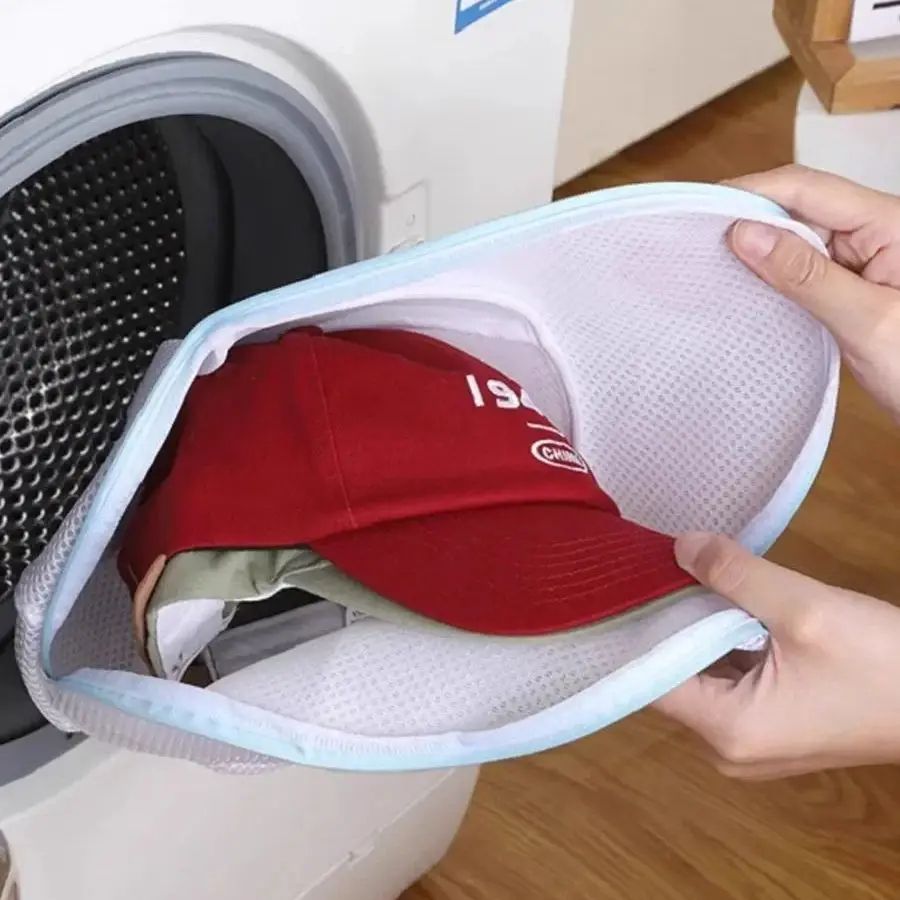 Baseball Cap Washing Bag – Hat Protection Mesh Bag & Cap Washing Bag for Machine Wash