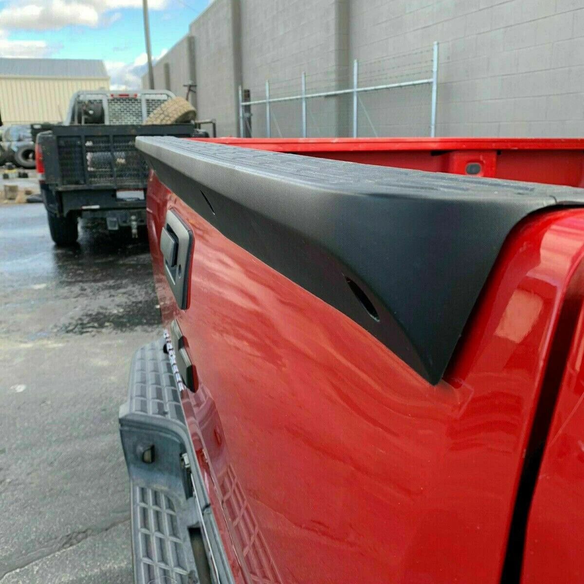 2007-2014 Chevy Silverado & Sierra Tailgate Top Protector – Spoiler Cap Cover – OEM Style Durable Protection