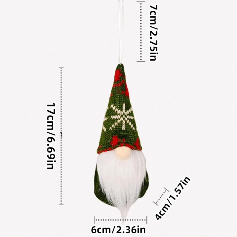 Cute Santa Claus Figurines, Christmas Hanging Dwarf Decorations, Perfect Festive Holiday Ornaments for Your Home
