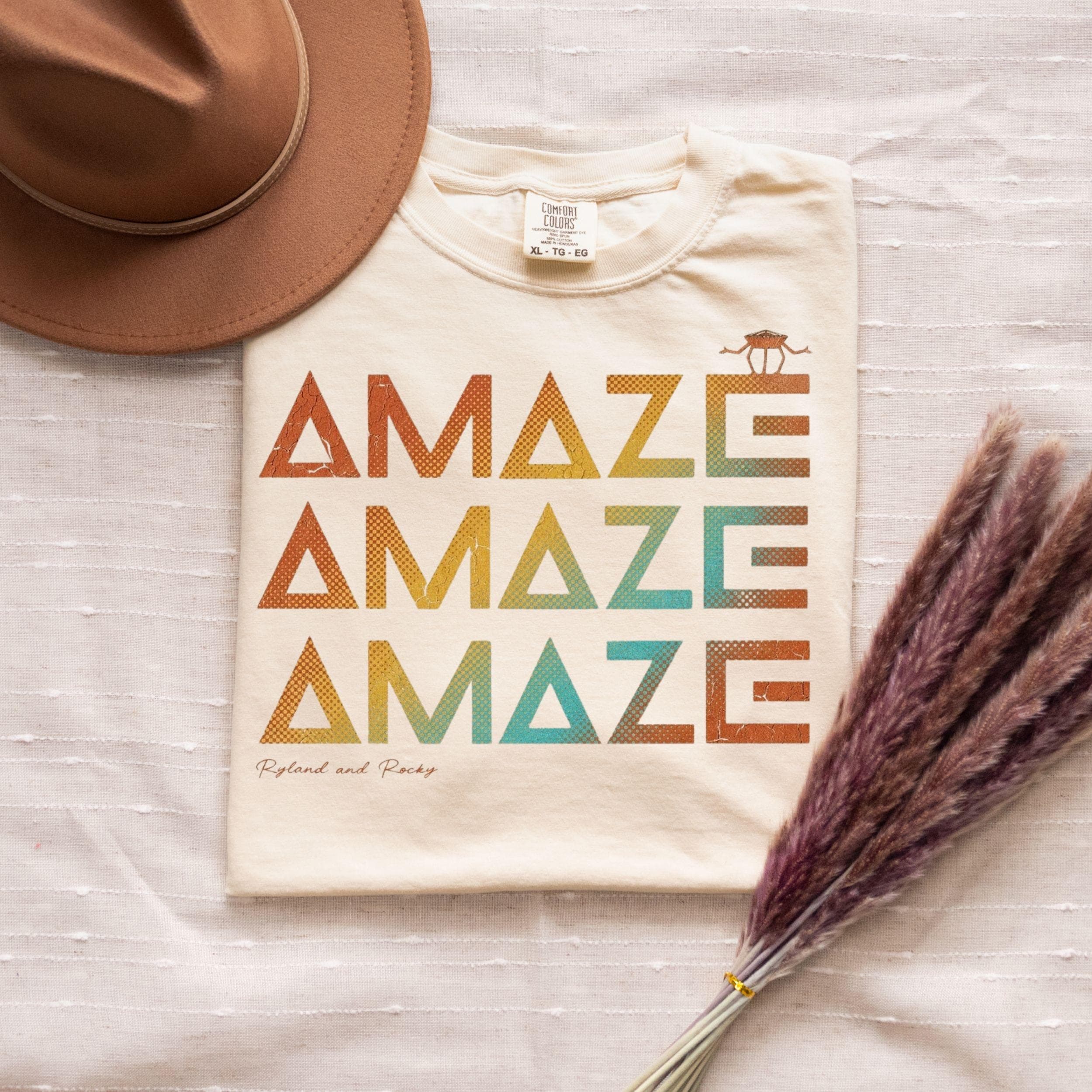 Amaze Amaze Amaze Shirt, Funny Space Quote Tee, Science Humor Shirt, Nerd Gift, Geek Graphic Tee