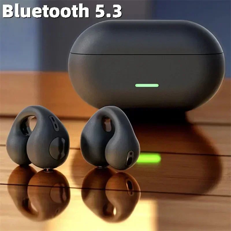 T75 Bone Conduction Bluetooth 5.3 Headphones for Sports and Open Ear Listening