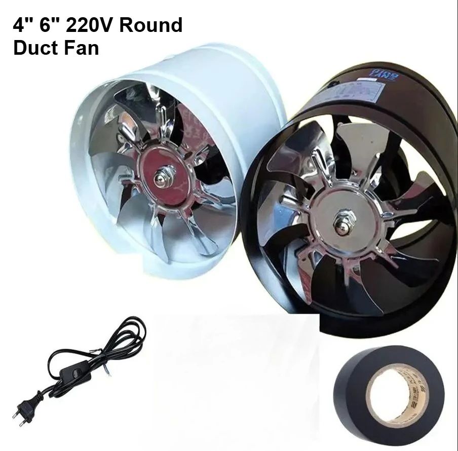 Metal Inline Exhaust Duct Fan 4