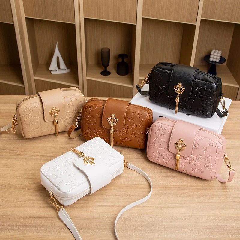 Fashionable Printed Camera Bag and Sweet Crossbody Phone Purse