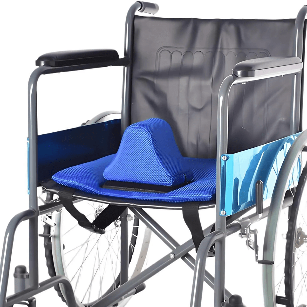 SafeSeat Wheelchair Cushion with Anti Fall Limiter