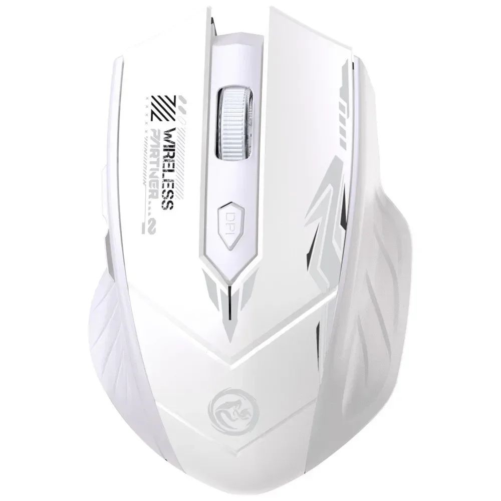 Dual-Mode Wireless Gaming Mouse – 2.4G & Bluetooth 5.4 Rechargeable 1600DPI PC Mouse
