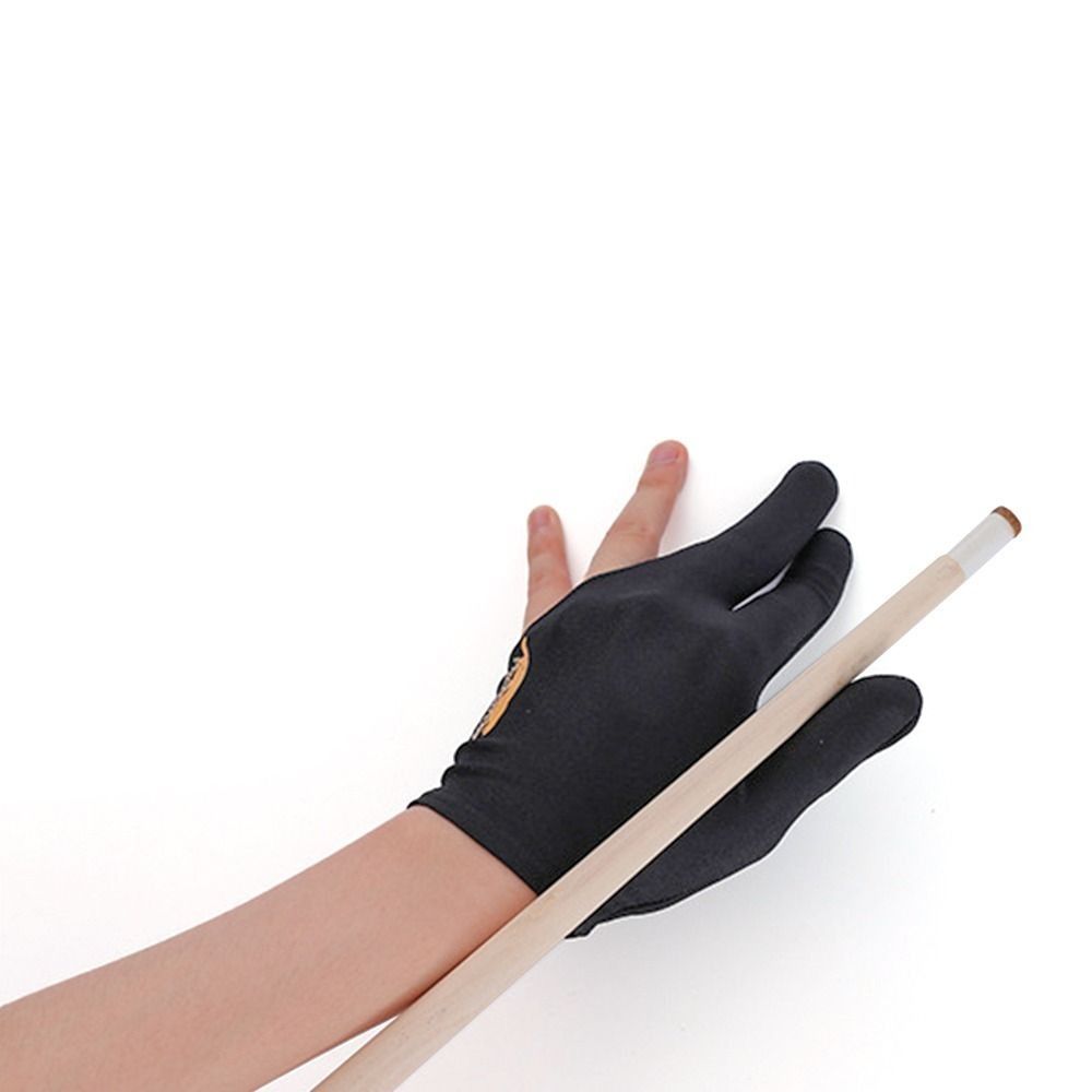 Elastic Snooker Gloves, Non-Slip Spandex Billiards Gloves, Breathable Three Finger Open Gloves for Men and Women