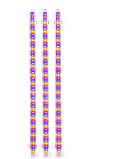 3-Color Full Spectrum LED Grow Light with Timer – USB Dimmable Phyto Lamp