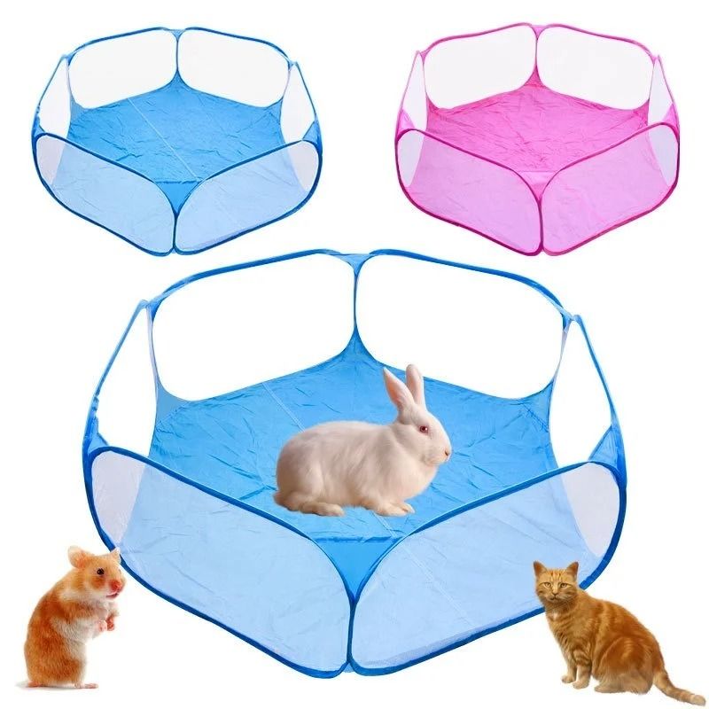 Portable Small Pet Playpen for Indoor and Outdoor Use