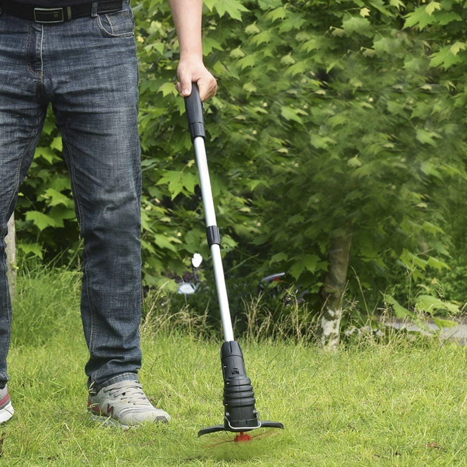 Electric Weed Grass Trimmer Mower Portable Lawn Edger for Garden Maintenance