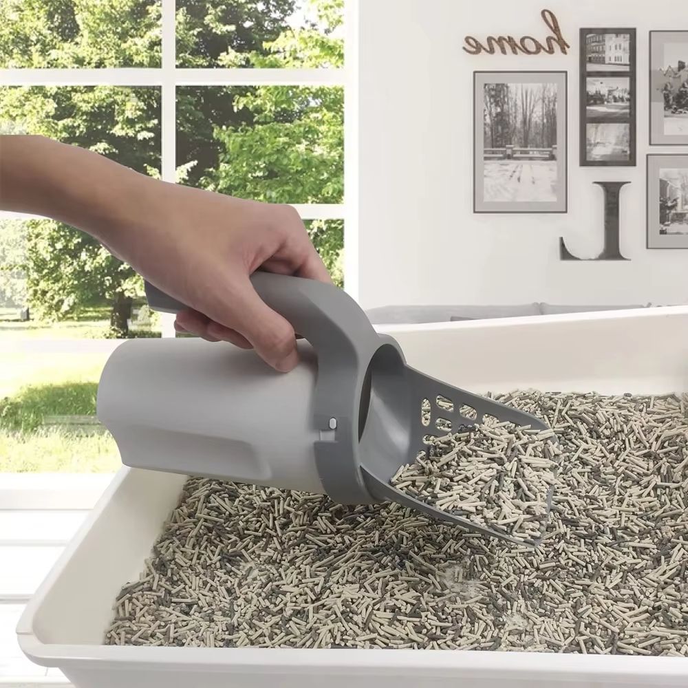 Premium Cat Litter Shovel Scoop – Self-Cleaning Pet Toilet & Garbage Picker