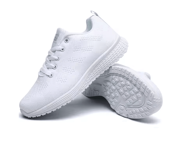 Women Breathable Mesh Walking Shoes Casual Flat Sneakers