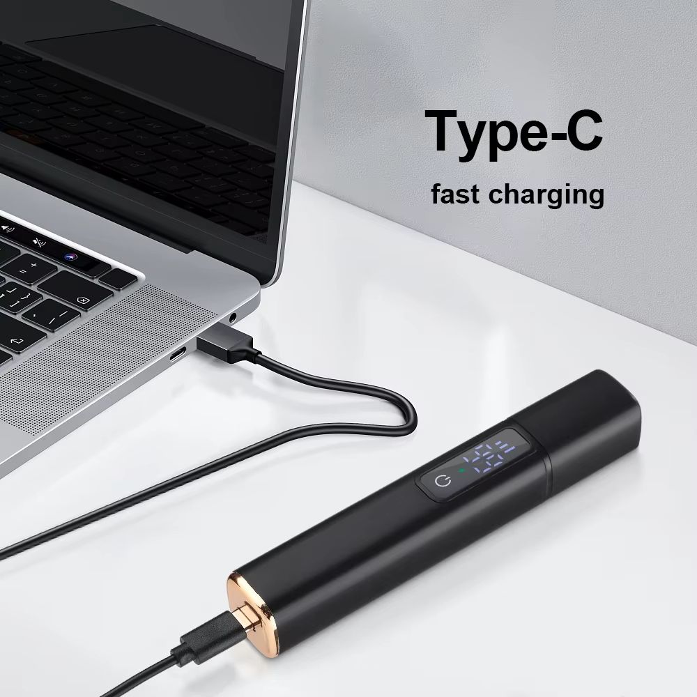 Rechargeable Electric Nose Hair Trimmer – Painless, Washable, and Unisex Grooming Tool