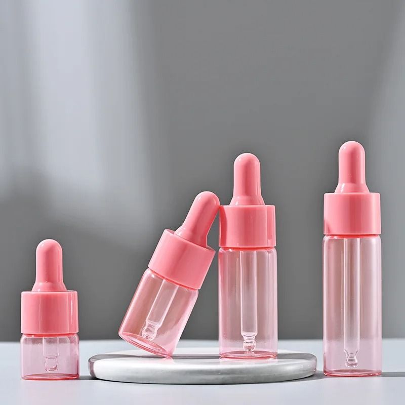 10-Piece Cosmetic Glass Dropper Bottle Set