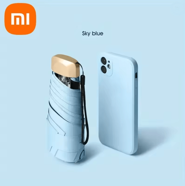 Xiaomi Capsule Mini Umbrella Ultra Light Dual Use Rain and UV Pocket Umbrella