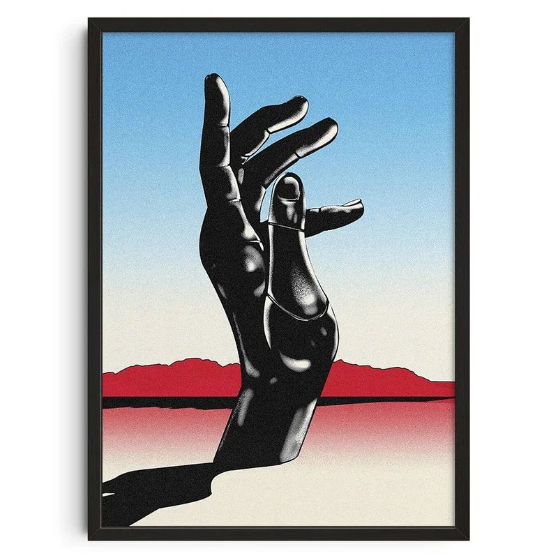 Mid Century Japanese Abstract Canvas Wall Art Prints