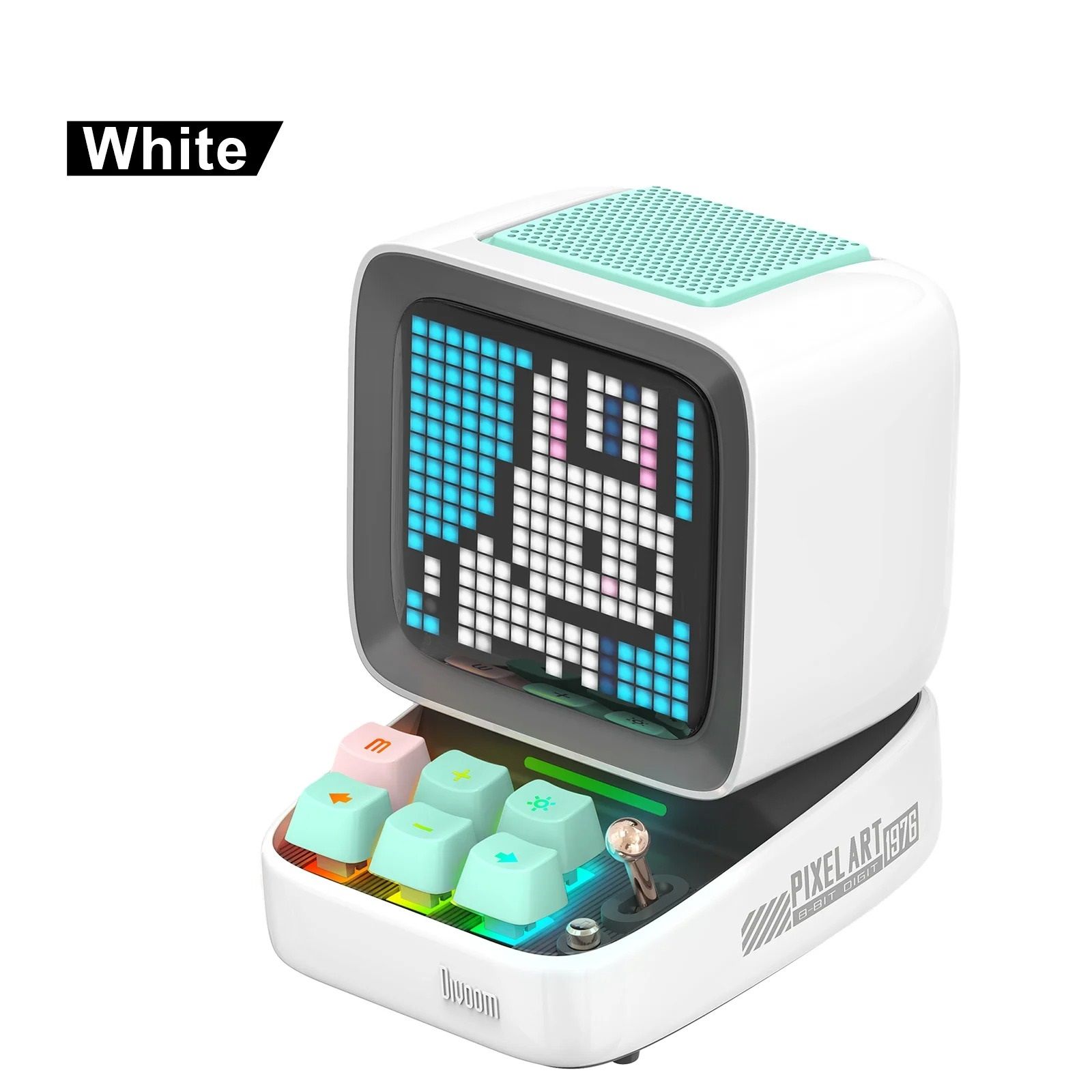 Retro Pixel Art Bluetooth Speaker with DIY LED Display and App Control