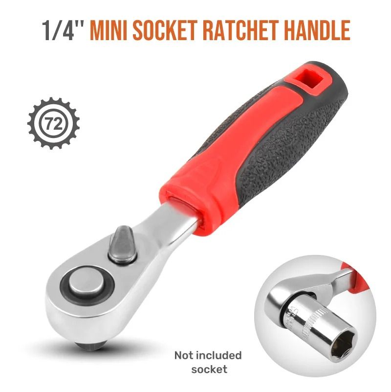 Mini 1 4 Inch Ratchet Wrench Double Ended Quick Socket Wrench Set