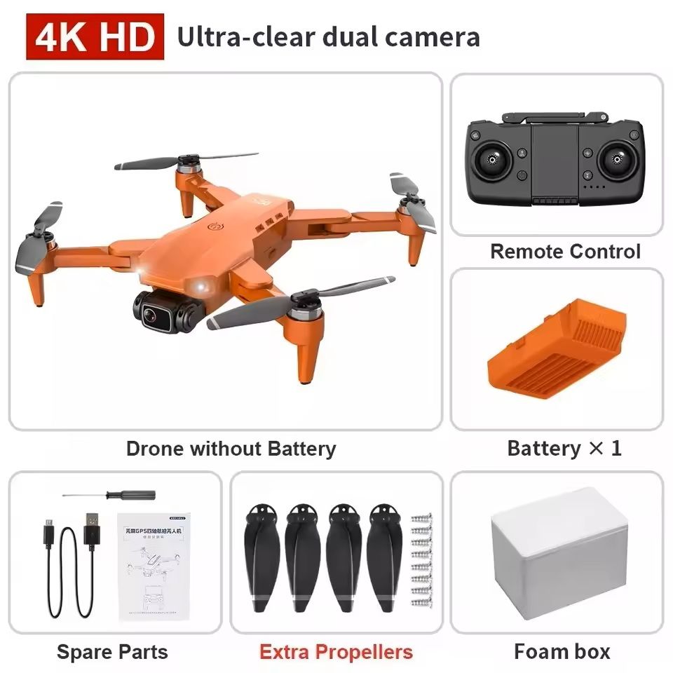 Foldable 4K 5G GPS Drone with Dual HD Camera and 1.2KM Range
