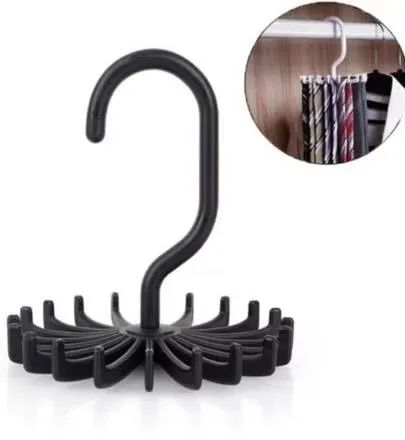 360 Degree Rotating Scarf and Tie Hanger Rack
