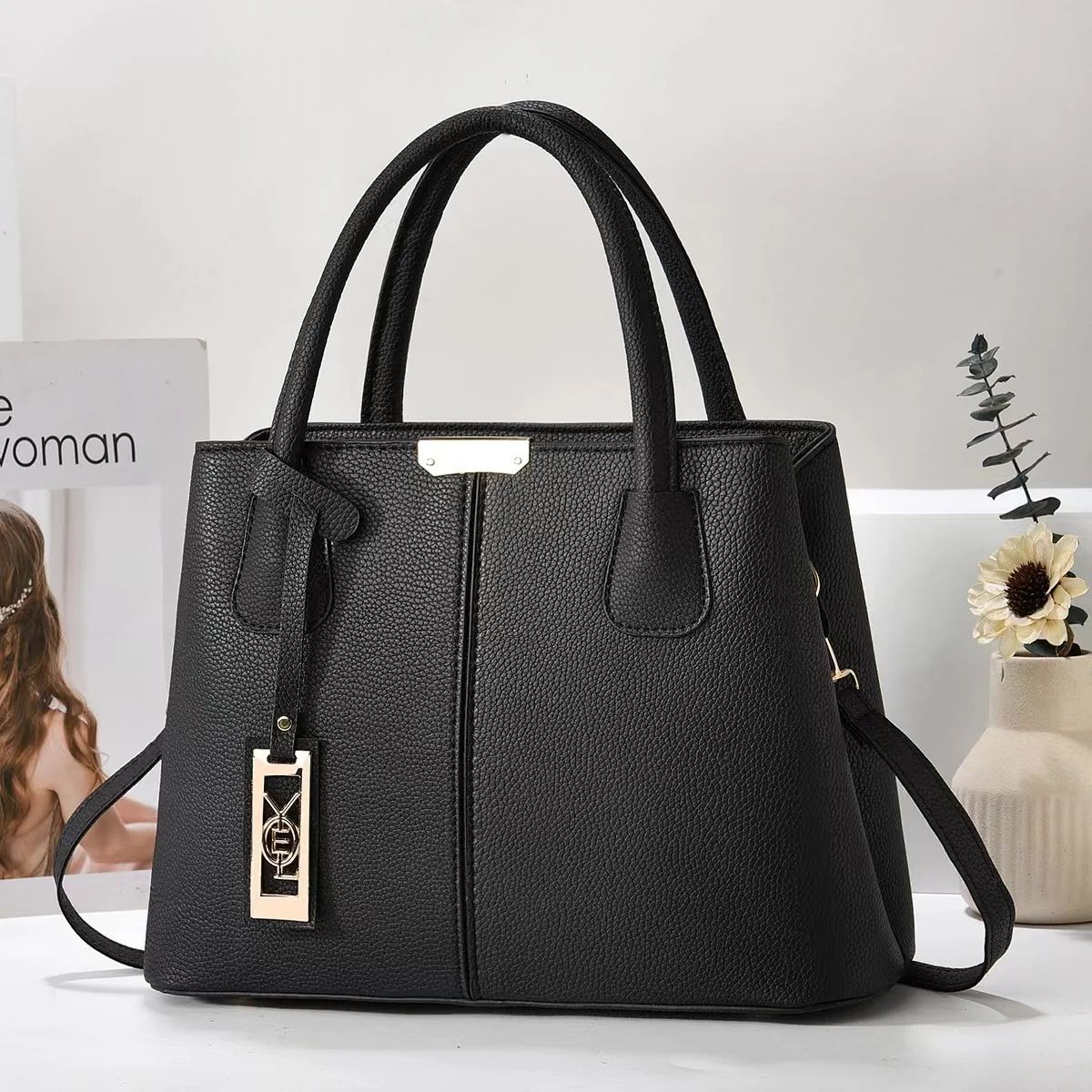 Luxury Style Womens Leather Handbag