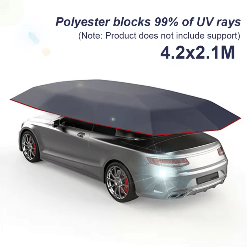 Folded Waterproof Car Umbrella Cover – Portable Carport Tent for Outdoor Protection
