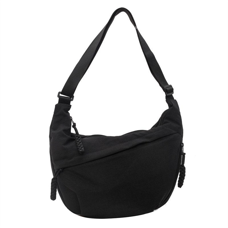 Lightweight Nylon Crossbody Bag Large Capacity Womens Messenger Shoulder Tote