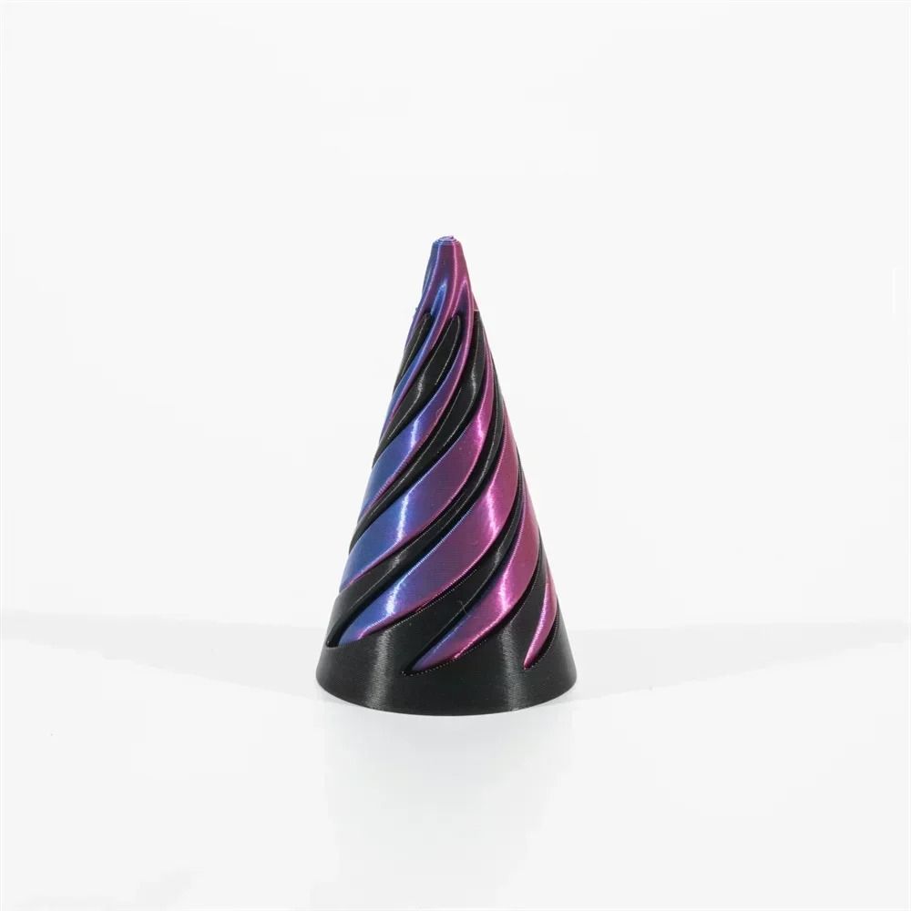 3D Spiral Cone Passthrough Sculpture