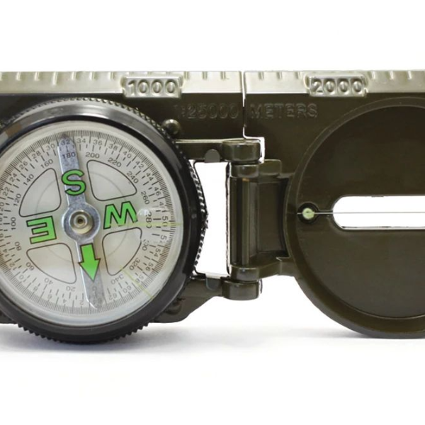 High Precision Lensatic Compass Military Folding Camping Compass