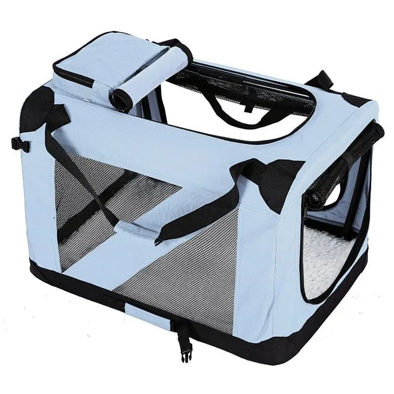 Folding Travel Pet Cage Kennel for Dogs and Cats
