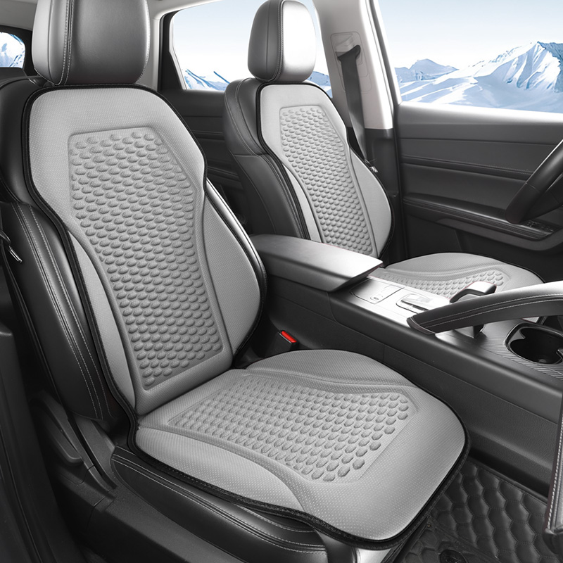Breathable Summer Silk Car Seat Cushion, Non-binding Single Pad for Front Driver/Passenger Seats, Cool-feeling Comfort