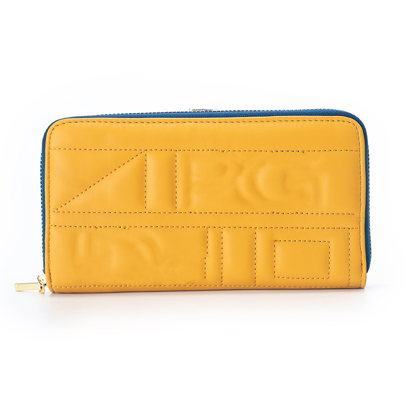 Womens Compact Wallet Card Bag With Letter Print