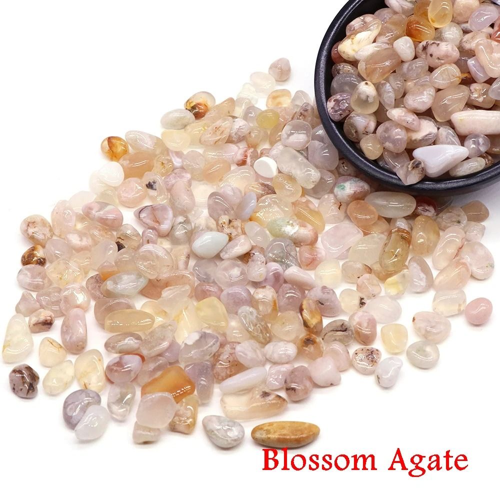 Natural Tumbled Agate & Quartz Crystal Gravel