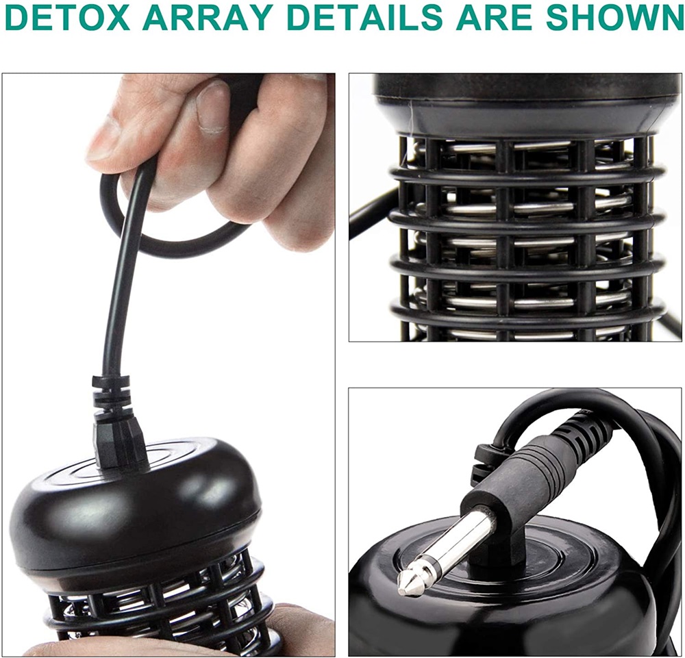 Deep Tissue Clean Foot Bath Spa Massager, Detox Ionic Foot Spa Bath Machines, Vibration Massage Care Arrays Aqua Healthy