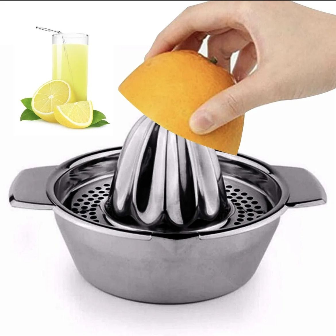Stainless Steel Manual Citrus Juicer for Lemon and Orange