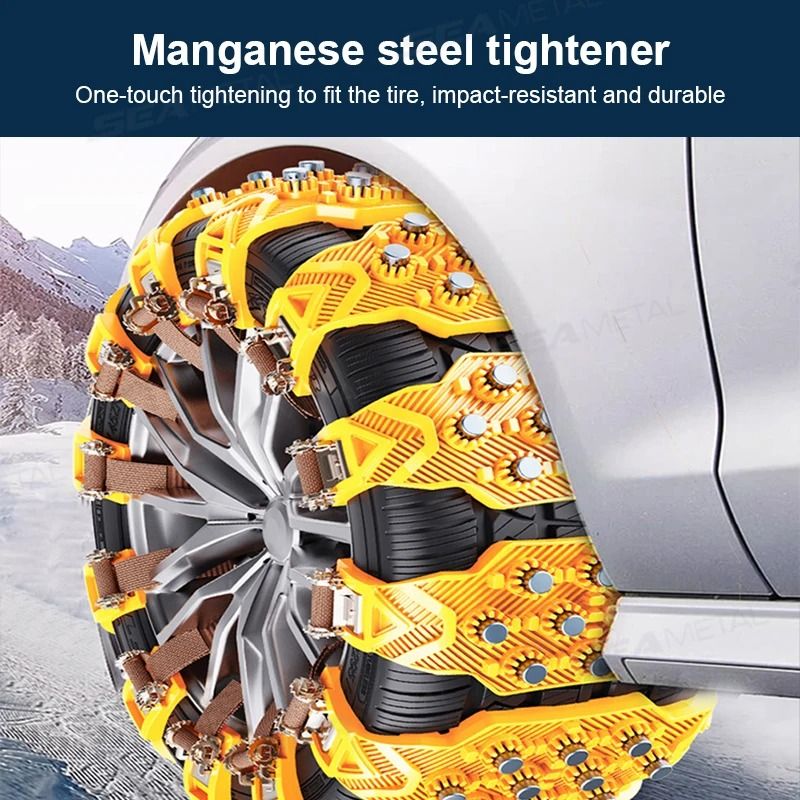 Universal Heavy-Duty Car Snow Tire Chains