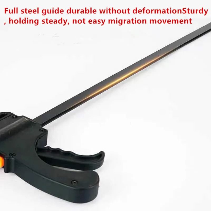 4-Inch Mini F-Clamp (Pair) – Heavy-Duty Quick Ratchet Bar Clamp Set