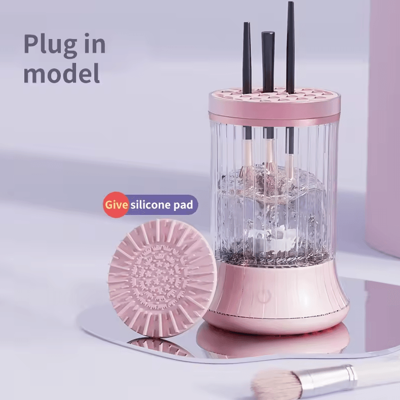 Rechargeable Makeup Brush Cleaner & Dryer – Automatic Deep Clean Beauty Tool