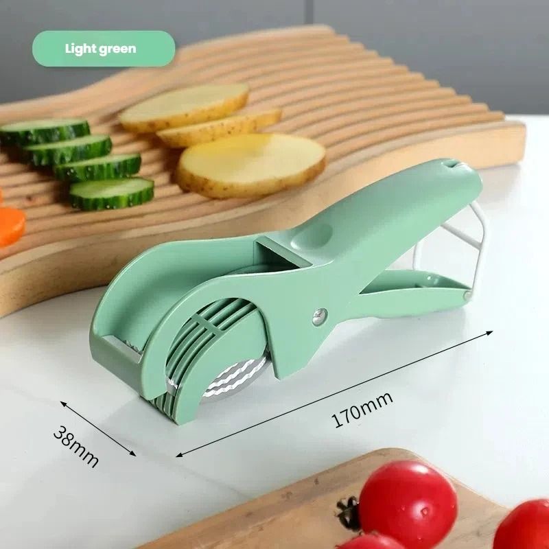 Multi-Functional Stainless Steel Slicer – Professional Salad & Vegetable Tool