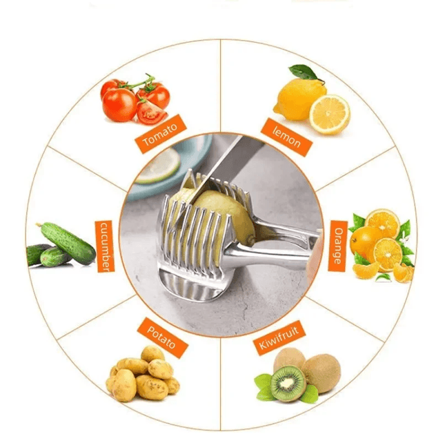 Stainless Steel Handheld Fruit and Vegetable Slicer Clip