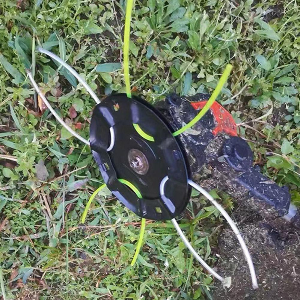 Lawn Mower Replacement Grass Trimmer Head – Inside Diameter, Durable Metal & Nylon Weed Brushcutter Part