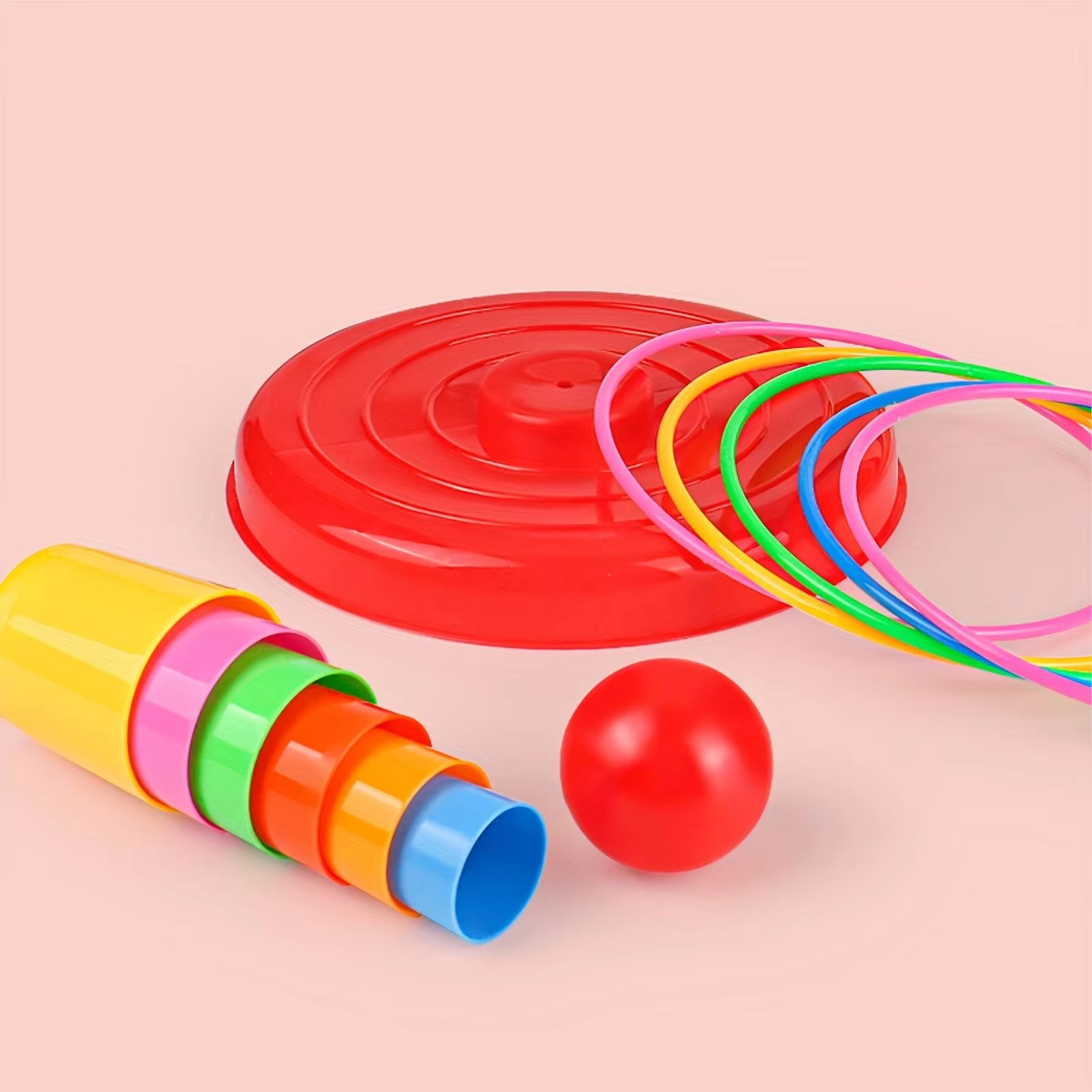 FunTower Ring-Toss Parent-Child Interactive Game Set