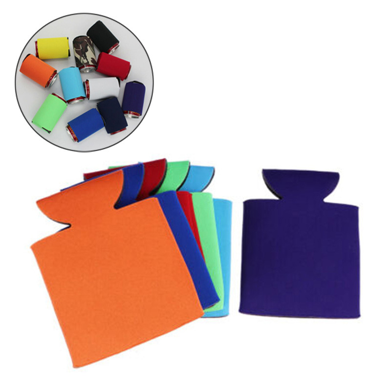 Solid Color Can Cooler Sleeve for Beer Soda and Outdoor Drinks