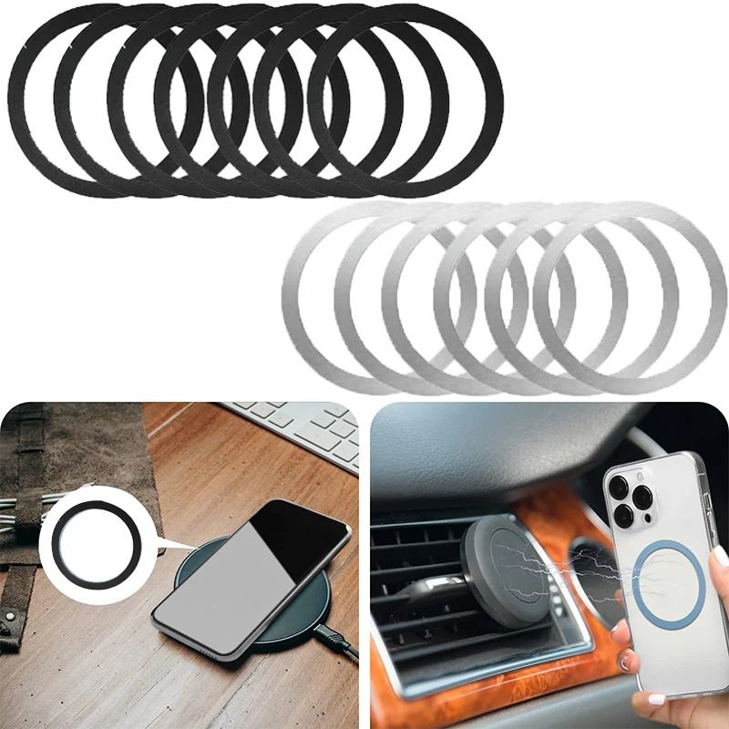 Magnetic Ring Plate Sticker for MagSafe Wireless Charging Phone Holders
