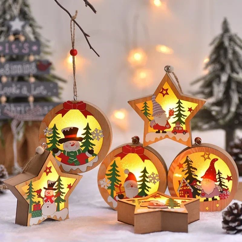 LED Christmas Tree Pendant Night Light