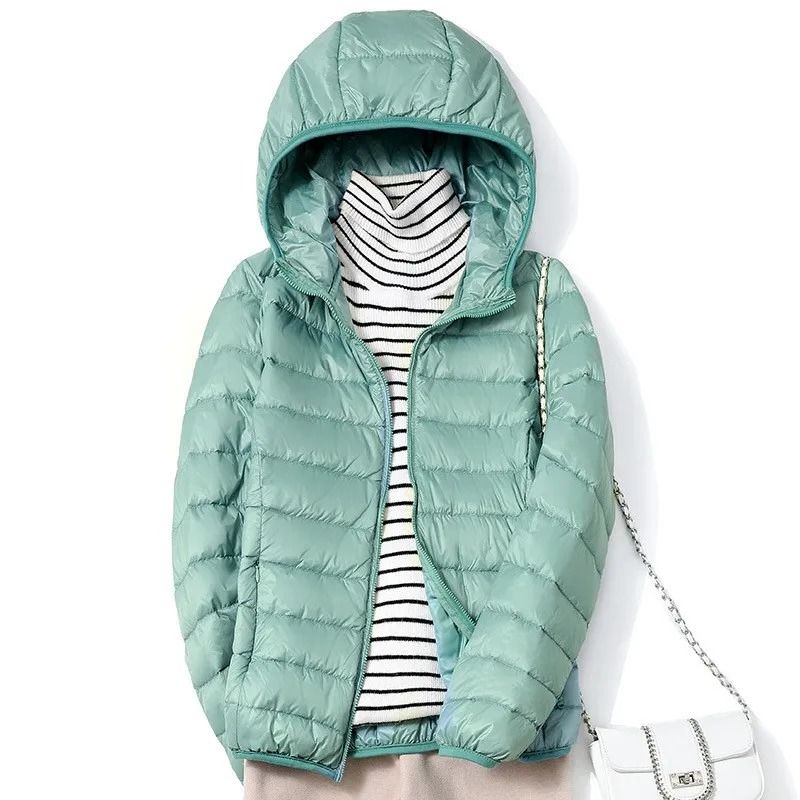 Womens Sweet Style Ultralight Packable Puffer